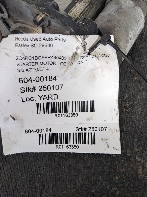 Starter Motor Fits 11-20 CARAVAN 1163350