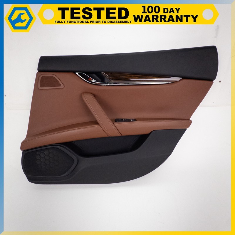 14-19 MASERATI QUATTROPORTE REAR RIGHT PASSENGER SIDE DOOR PANEL ASSEMBLY OEM