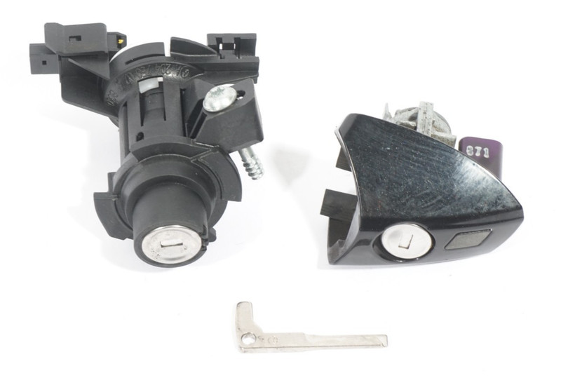 2010 - 2013 MERCEDES BENZ E350 W212 KEY DOOR TRUNK LOCK CYLINDER SET OF 3 OEM