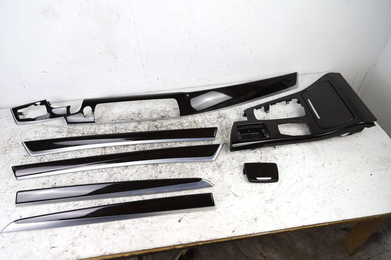 11-16 BMW F10 550I 535i 528i Interior Fine-Wood Trim Ash Grain OEM