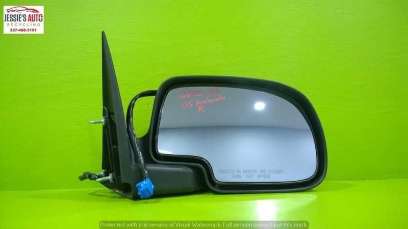 05 06 AVALANCHE 1500 PASSENGER RIGHT SIDE VIEW MIRROR OEM 2275-23