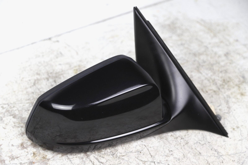 11-13 BMW F10 5 Series Right Door Mirror Heated No Camera Black 475 OEM 82k