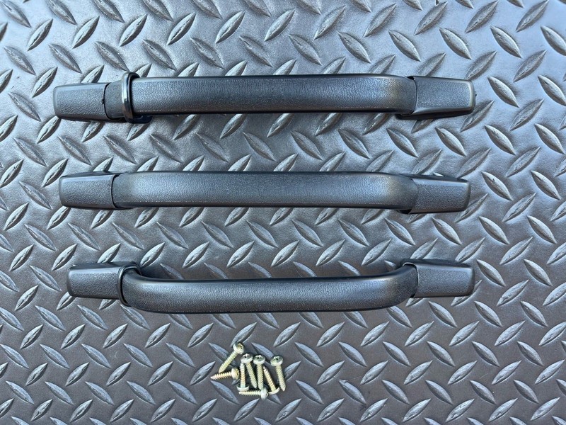 77-94 BMW E12 E21 E28 E30 M3 M5 Interior Grab Grip Handles Over Head Set OEM