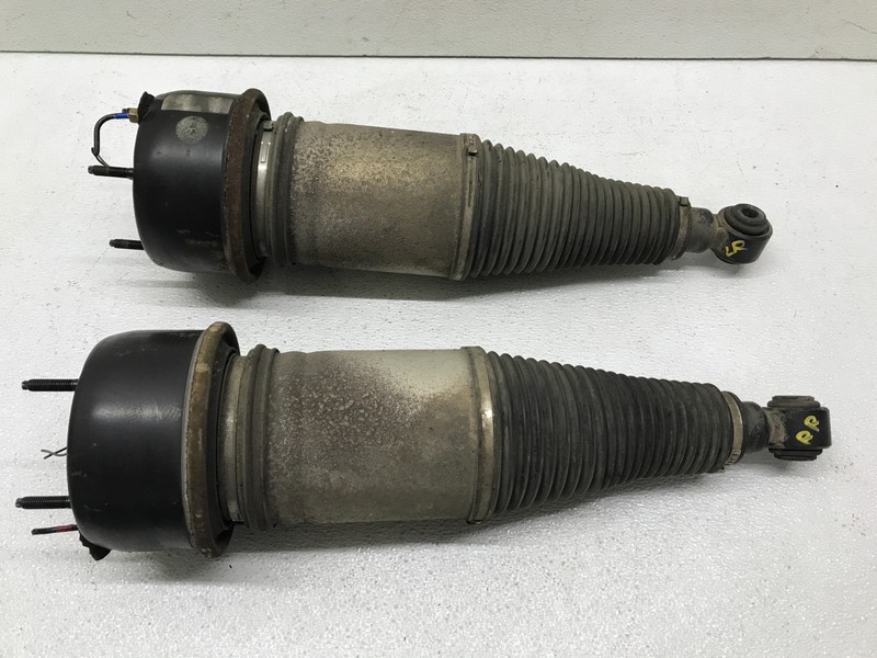 04-09 Jaguar XJ8 VDP Rear Left Right Air Shock Strut Absorber Pair Set OEM