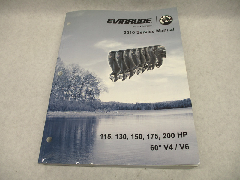 5008152 BRP Evinrude Outboard Service Repair Manual E-TEC 115-200 HP 60 DEG 2010