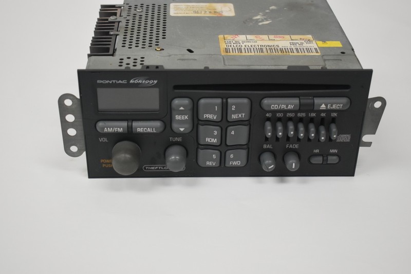 1998-02 Firebird Trans AM Radio AM/FM/CD Player*GM 09380122* **USED TESTED**