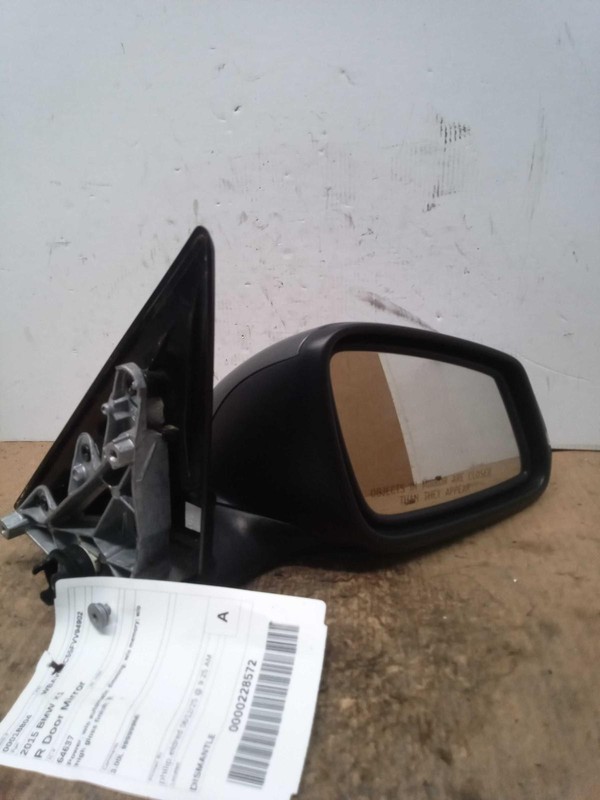 2015 BMW X1 Right Door Mirror Assembly Grey OEM Used 56916 110K Miles