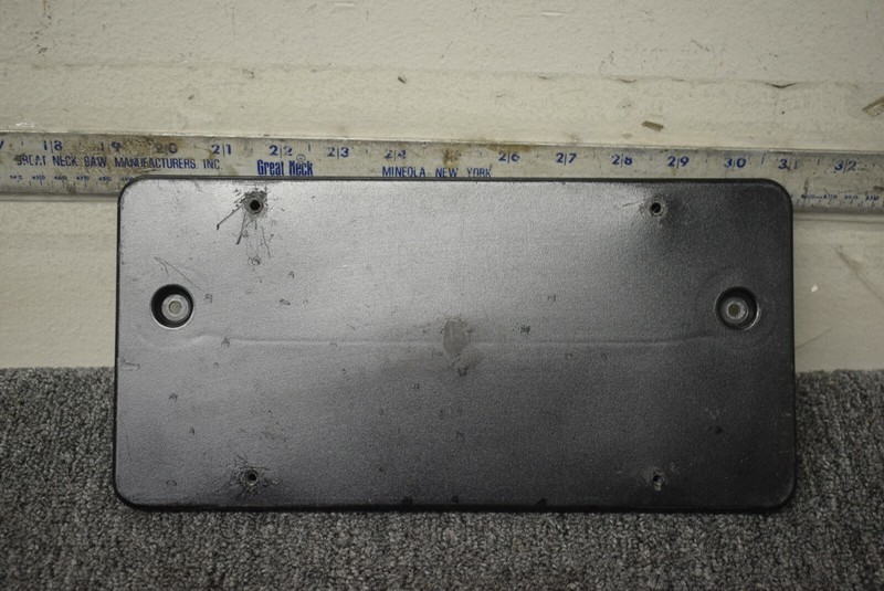 2009-2013 PORSCHE 911 LICENSE BRACKET REAR BUMPER FACTORY OEM