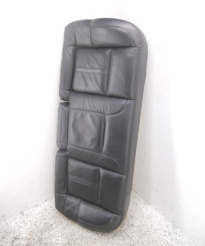 2012 12 Lincoln MKS Rear Lower Bottom Seat Cushion OEM Black Leather