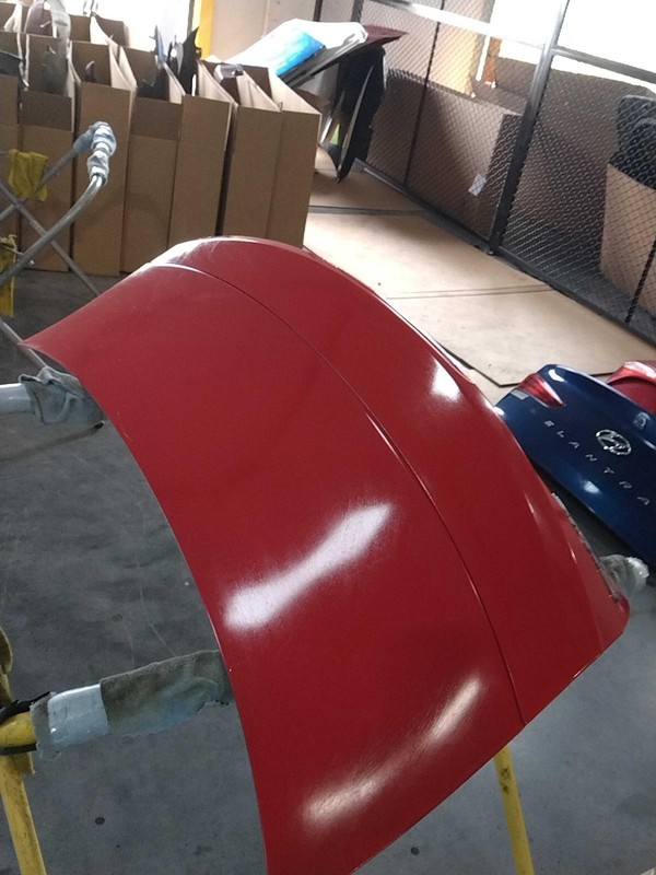 2015 Honda Civic OEM Used Deck Lid Trunk Lid Red 2DR CPE 132K Miles