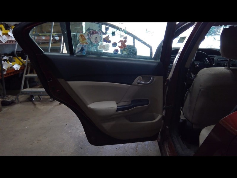 2014 CIVIC Driver Left Rear Door Trim Panel Rear 1584351