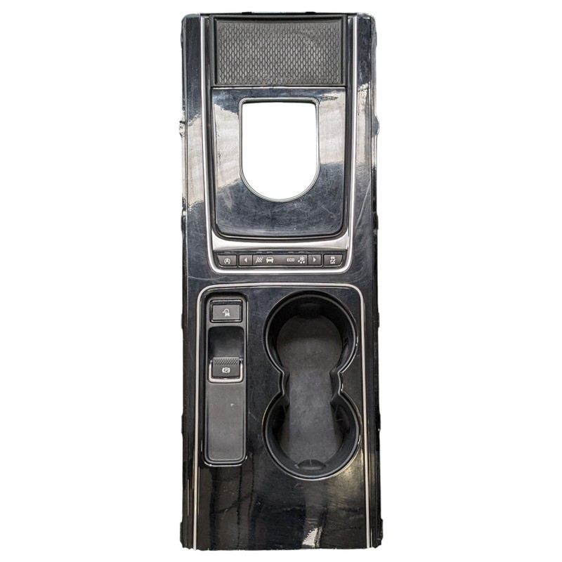 17-19 Jaguar XE 17-20 F-Pace Floor Center Console Bezel Trim Panel Cup Holder