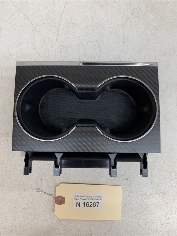 ⚡️2021+ Tesla Model S/X Center Console Cup Holder 1608209-00-A 16267 B58 B154