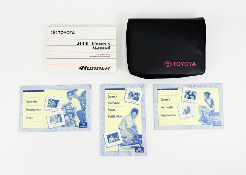 2001 01 Toyota 4Runner Factory Owner Owner's User Guide Manual SR5 Limited 3.4L