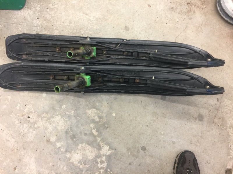 Arctic cat sno pro 440 firecat plastic skis and spindles BUDGET PRICED!