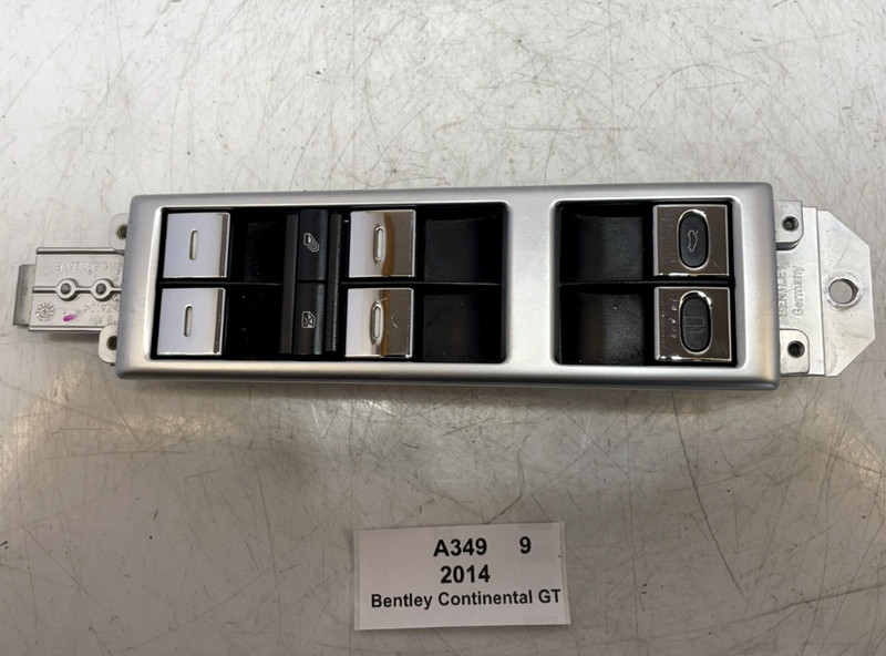 ✅ 2012-2018 OEM Bentley Continental GT GTC Left Driver Master Window Switch