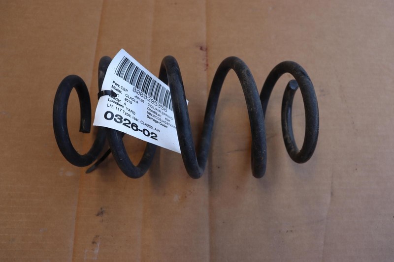2014-2019 MERCEDES CLA250 C117 AWD REAR LEFT SUSPENSION COIL SPRING OEM