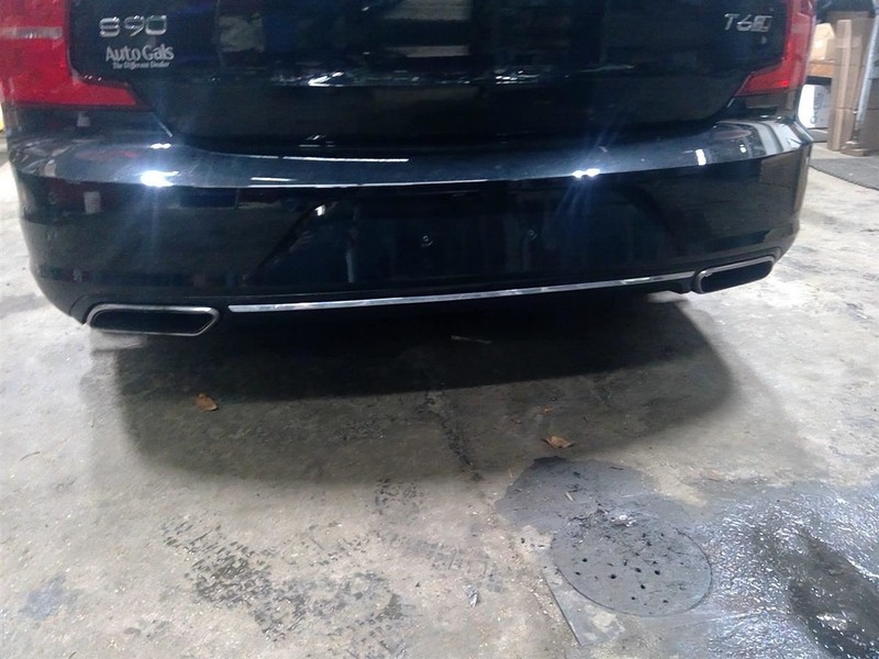 Rear Bumper Rectangular Exhaust Cutouts Fits 17-18 VOLVO S90 1730794