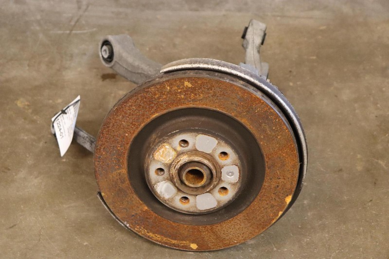 2008-2017 AUDI S5 AWD REAR LEFT SPINDLE KNUCKLE WHEEL HUB W/ CONTROL ARM OEM