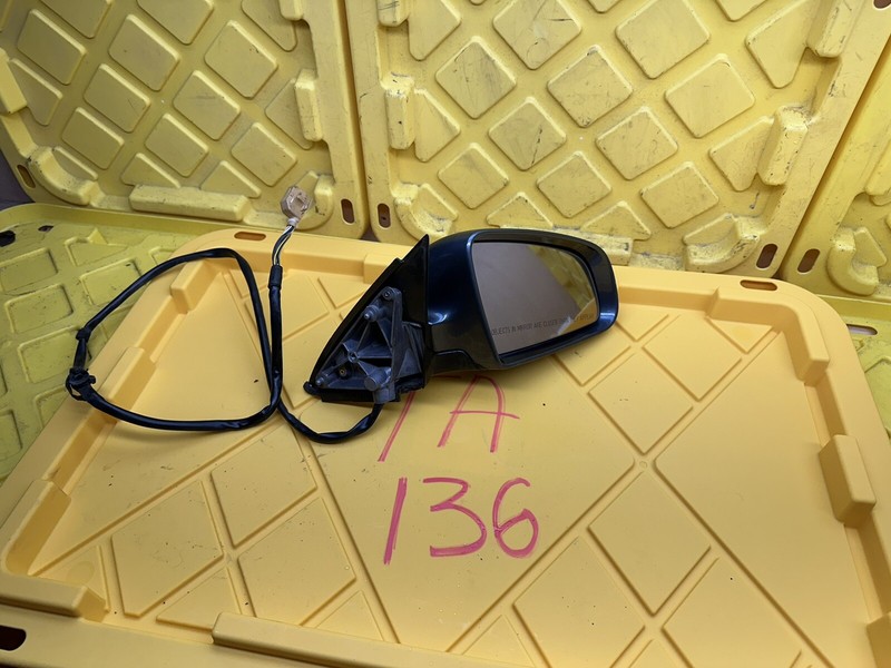 2002-2008 Audi A4 Quattro Front Right Pass Door Mirror Blue E1010681
