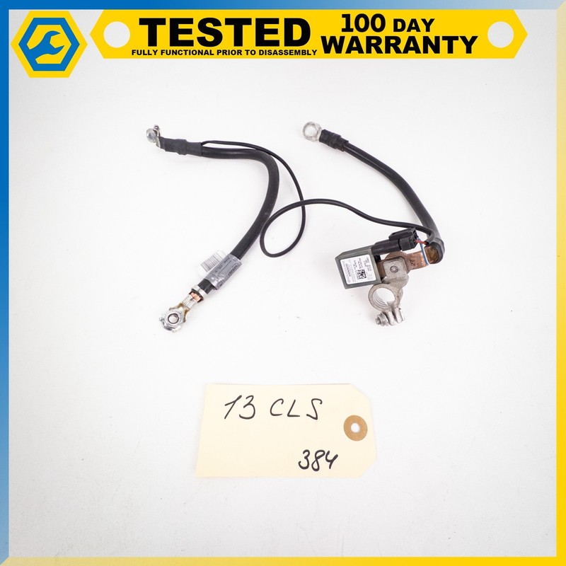 12-18 MERCEDES-BENZ CLS550 E550 NEGATIVE BATTERY CABLE W/ SENSOR SET OEM