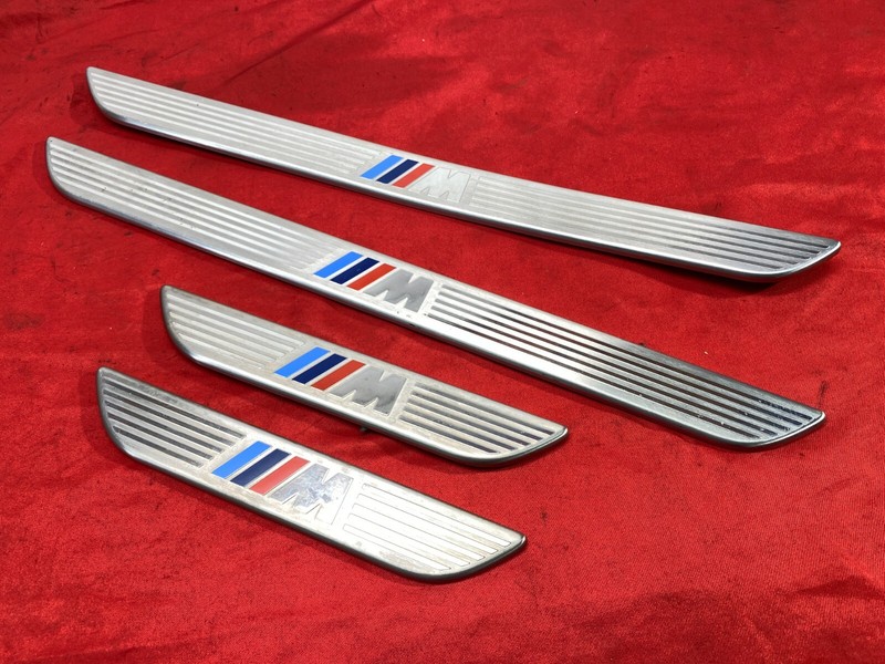 BMW E70 E71 X5M X6M Sport Front & Rear Door Sill Trim Entrance Cover Set! OEM✅