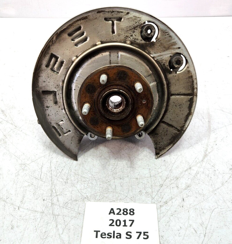 ✅ 2016-2020 OEM Tesla Model S Rear Left Driver Suspension Knuckle Spindle W/ Hub