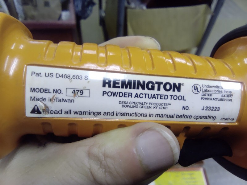 Remington Powder Actuated Tool Model 479