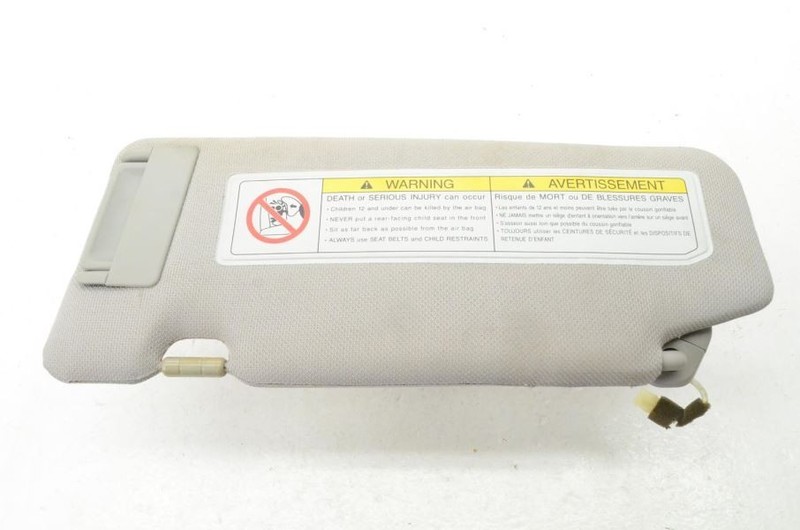 2004-2006 Nissan 350z Coupe Passenger Right Side Gray Sun visor