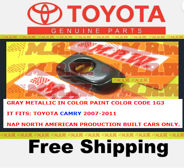 DOOR HANDLE KEY LOCK CYLINDER COVER CAP HOLE Driver Gray 1G3 TOYOTA CAMRY NAP
