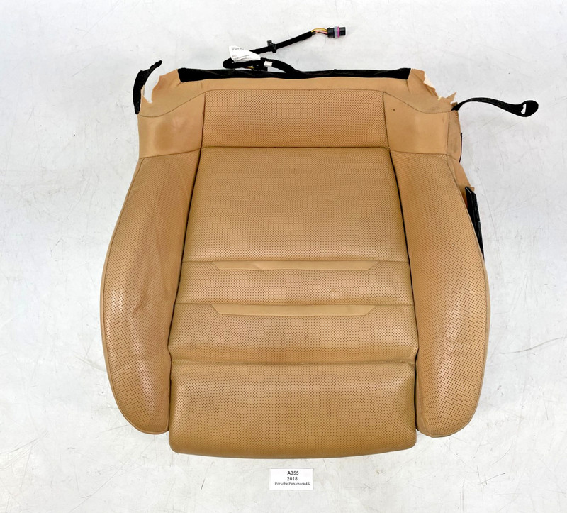 ✅17-23 OEM Porsche Panamera 4S 971 Front Right Seat Lower Cushion Leather Beige*