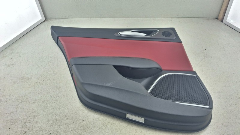 2017 - 2022 ALFA ROMEO GIULIA REAR LEFT DOOR TRIM PANEL OEM 01561513280 RED