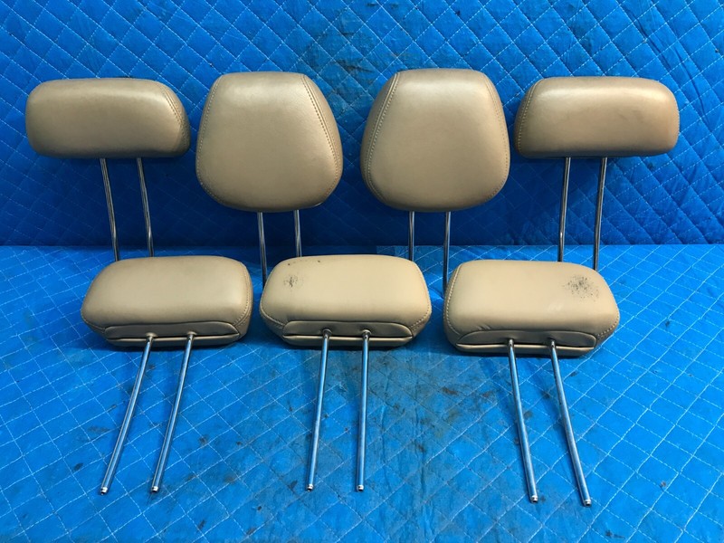 01-06 Acura MDX Head Rest Headrests Set of 7 Brown