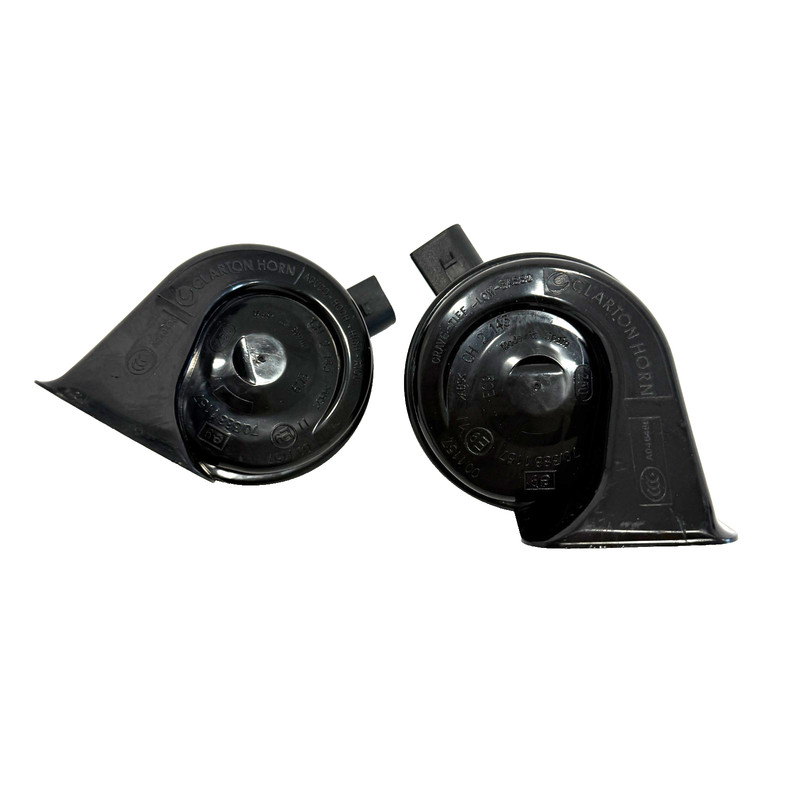 📌 2015-2026 PORSCHE MACAN FRONT HIGH LOW TONE ALARM SIGNAL HORN PAIR SET X2 OEM