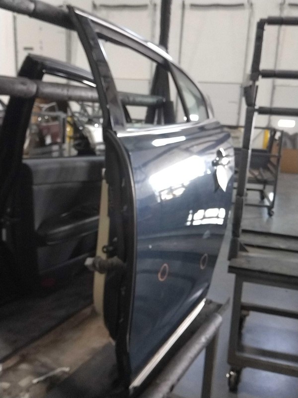 2015 Lincoln MKS Rear Left Door Blue Used Dents 161K Miles OEM Part 517925
