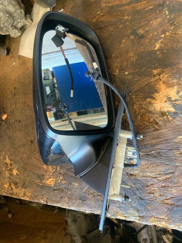 15-20 DODGE CHARGER BLACK RH PASSENGER SIDE HEATED POWER DOOR MIRROR W/O MEMORY