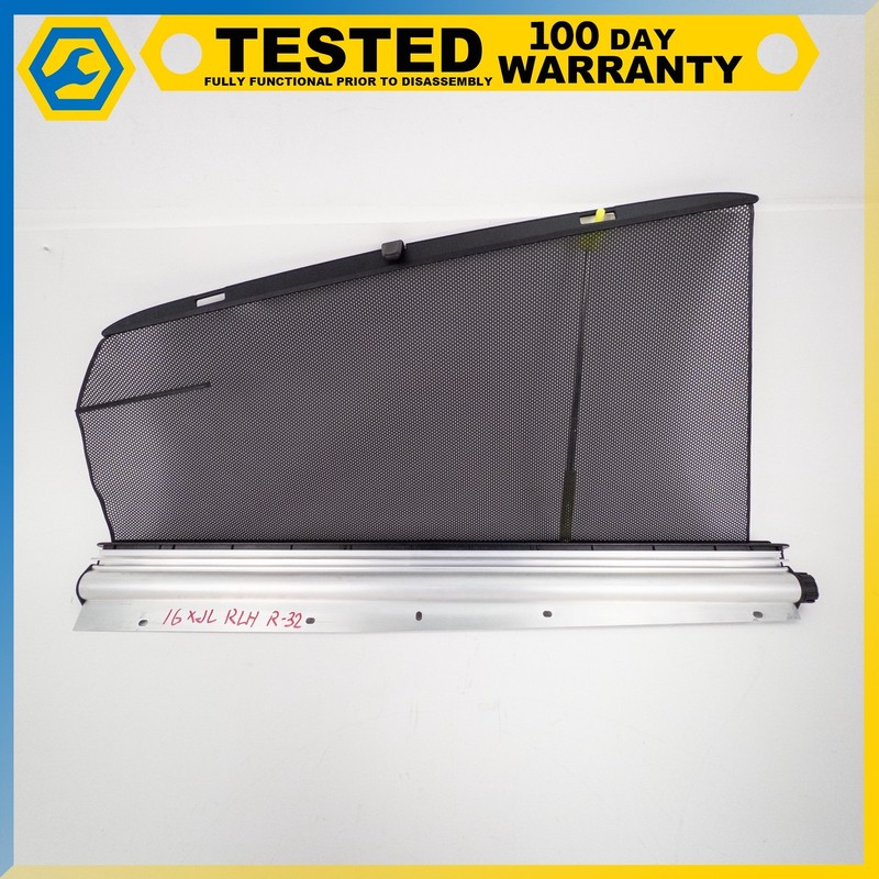 10-19 JAGUAR XJ REAR LEFT DRIVER SIDE DOOR WINDOW SUN SHADE BLIND OEM