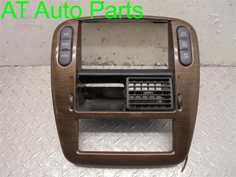 2002 FORD EXPLORER RADIO AND TEMPERATURE CONTROL BEZEL