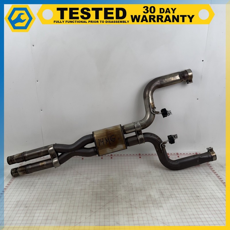 14-17 MASERATI GHIBLI 3.0L F160 engine EXHAUST SYSTEM RESONATOR PIPE OEM