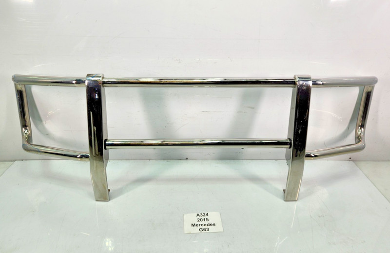 ✅ 13-18 OEM Mercedes W463 G63 AMG Front Bumper Chrome Brush Guard Shield NOTE*