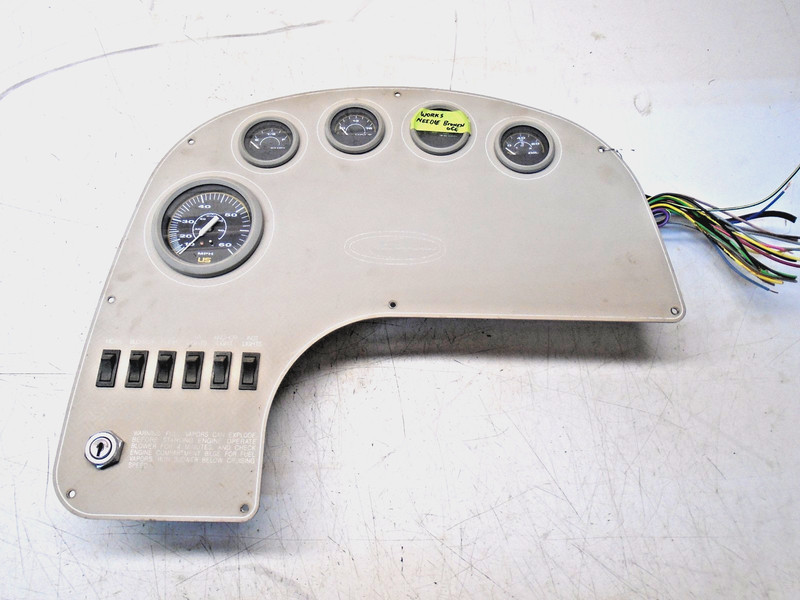 O1 Capri Faria US Marine Gauge Cluster MPH RPM Fuel Volts Temp Oil RPM & More