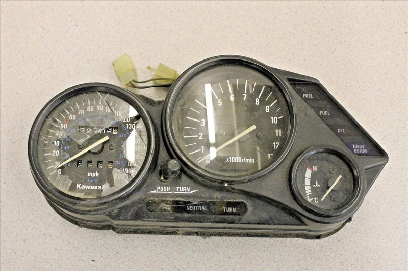 1992 KAWASAKI NINJA ZX 1100 GAUGE CLUSTER SPEEDOMETER TACHOMETER ZX1100 92