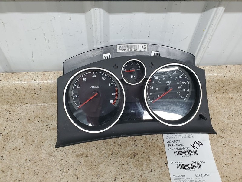 Speedometer MPH Fits 08-09 ASTRA 304415