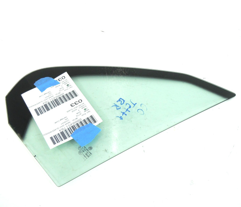 05-10 Volkswagen Jetta Sdn Rear Door Window Vent Glass Pass Right OEM VIN K 8th
