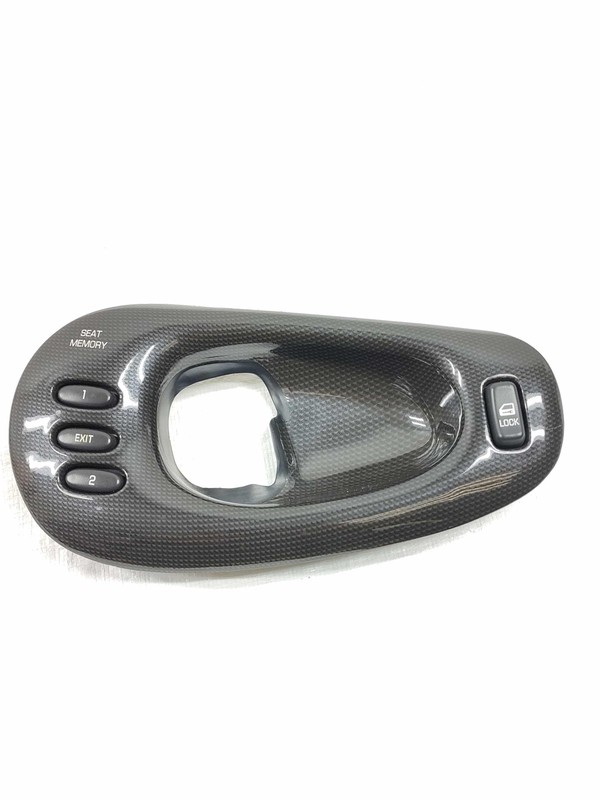 2005 Bonneville Front LH Driver Carbon Fiber Door Handle Bezel Seat Switch