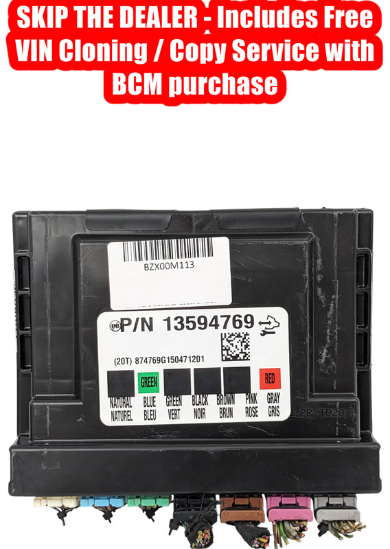 PROGRAMMED 2014-2017 GMC Cadillac Chevrolet Body Control Module BCM 13594769 OEM