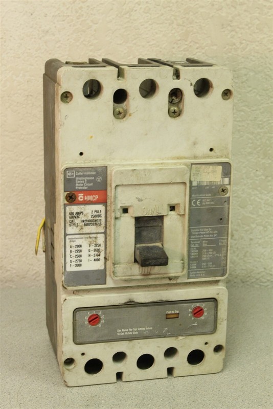 Cutler Hammer ser C Circuit Protector 400A 2p HM2P400X5WS10 *FREE SHIPPING*