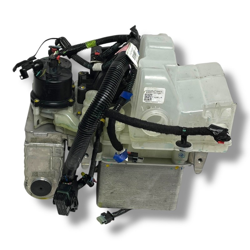 Tesla Model 3 Y 20-24 Supermanifold refrigerant chiller w/ coolant reservoir OEM