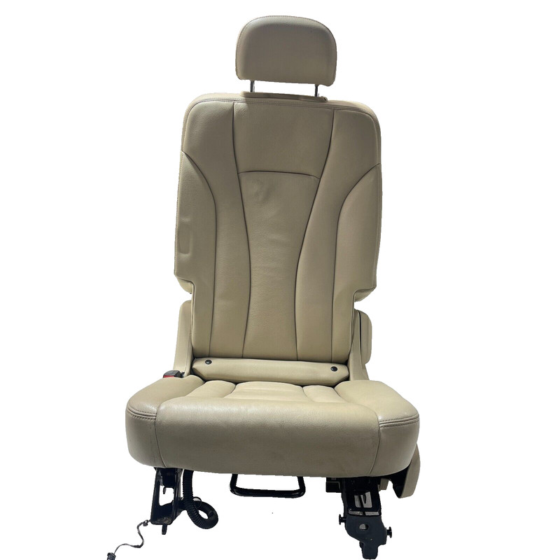 2017-2019 AUDI Q7 PREMIUM REAR LEFT DRIVER SIDE 2ND ROW FOLDING SEAT OEM BEIGE