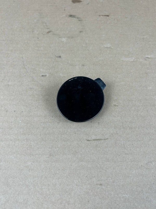 ✅21-23 Model S MS Front Bumper Towing Eye Tow Hook Cap Cover Black 1564688-00-A